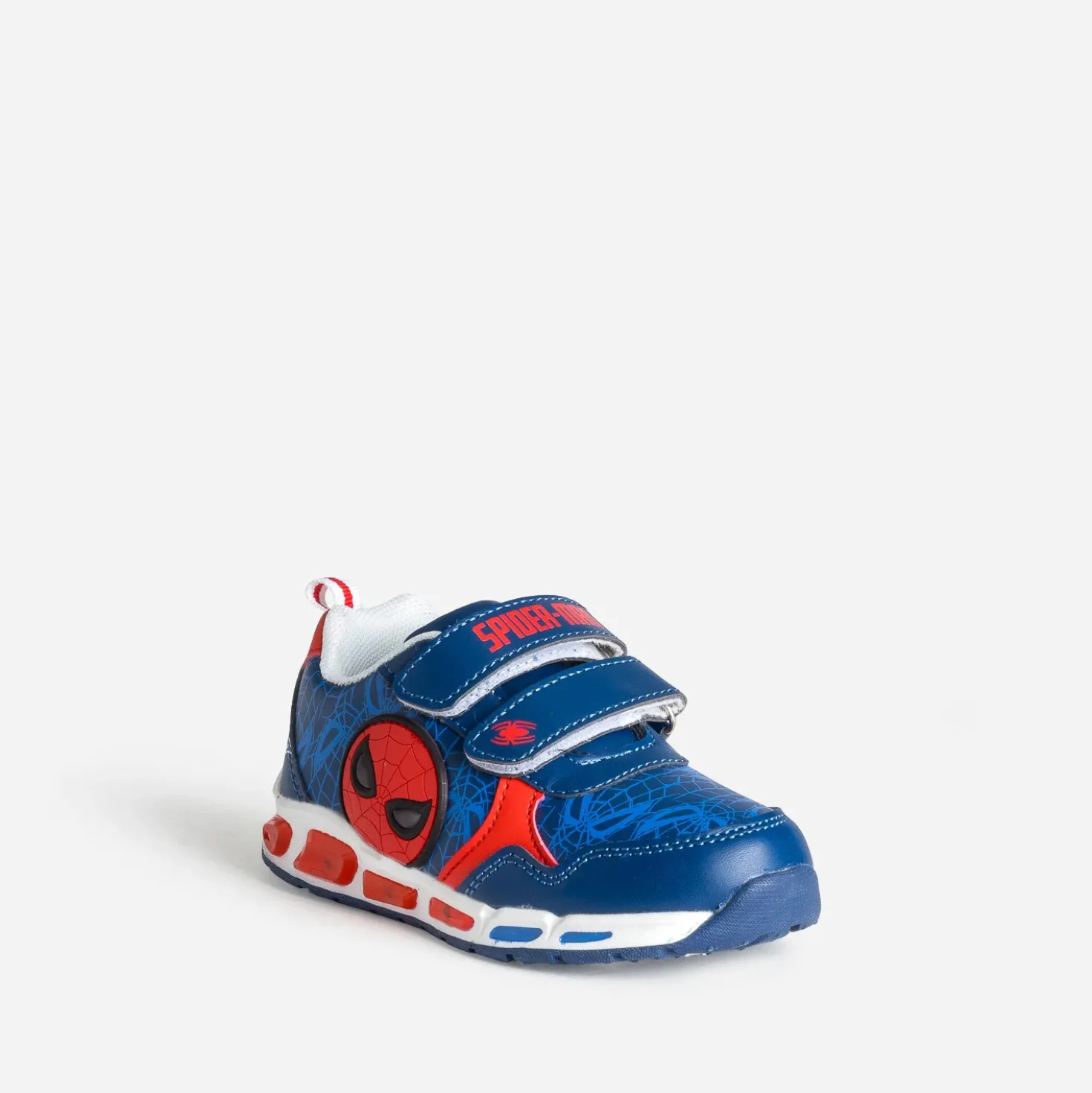 Tennis SPIDERMAN bleue et rouge lumineuse