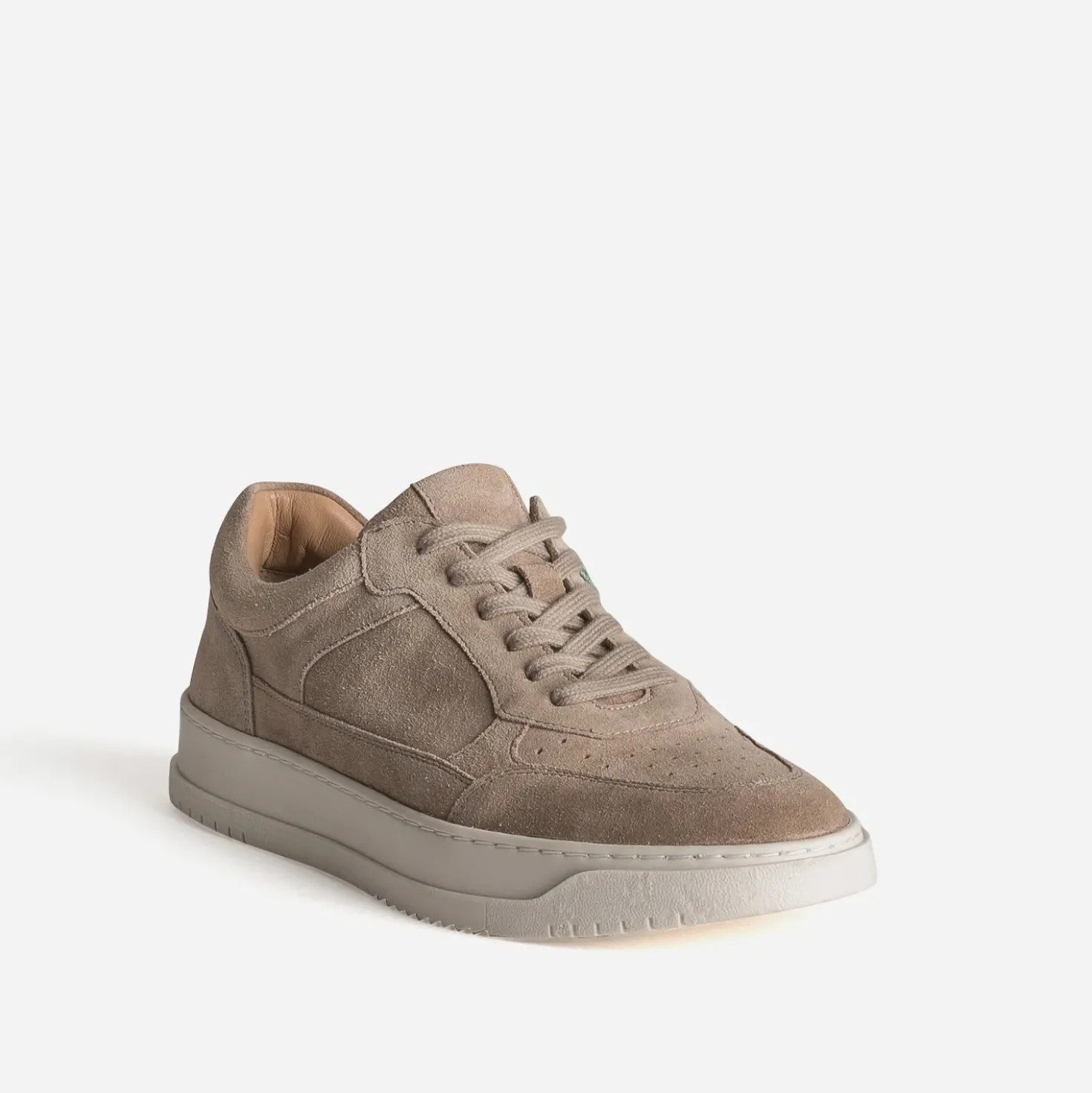 Tennis taupe suédée