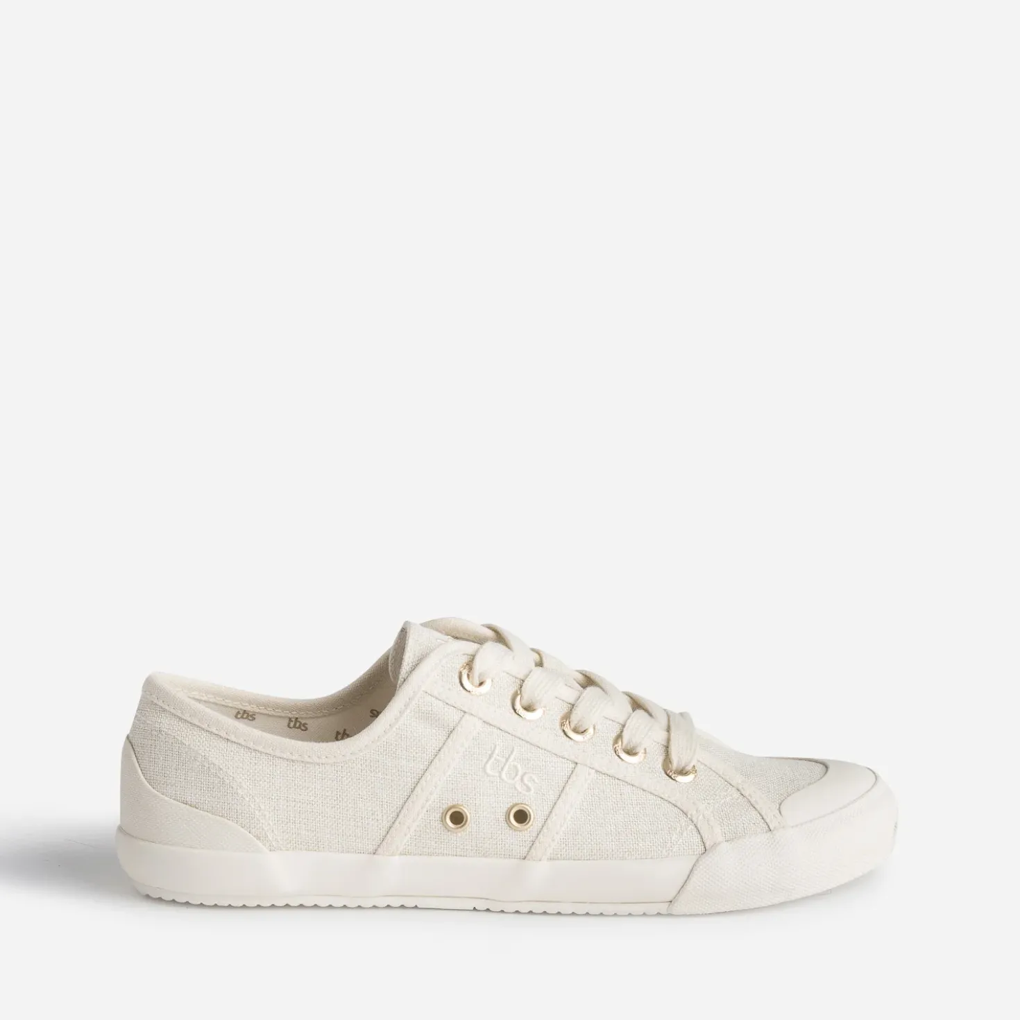 Tennis TBS beige chiné en toile