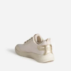 Tennis TBS beige mesh détails dorés