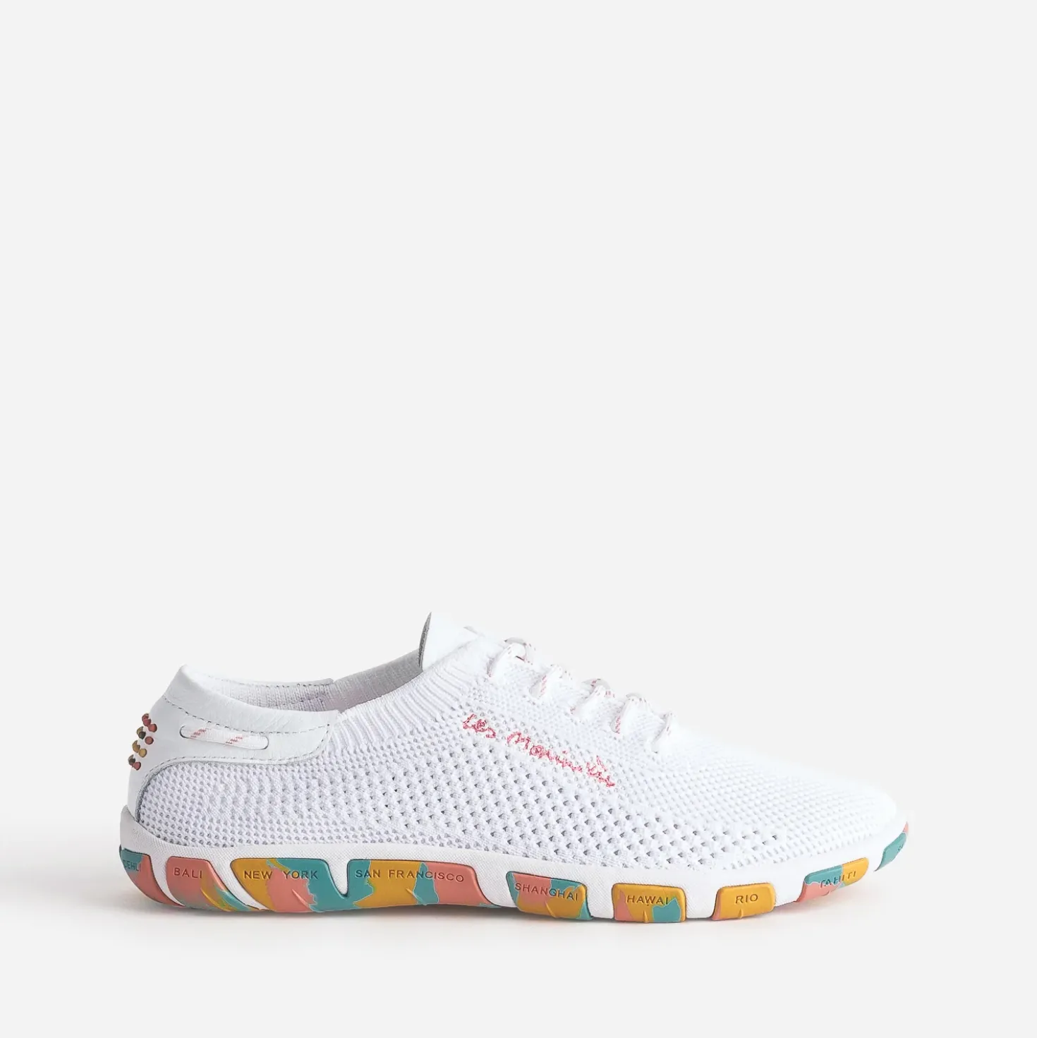 Tennis TBS blanche en mesh semelle camouflage