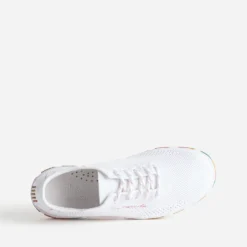 Tennis TBS blanche en mesh semelle camouflage