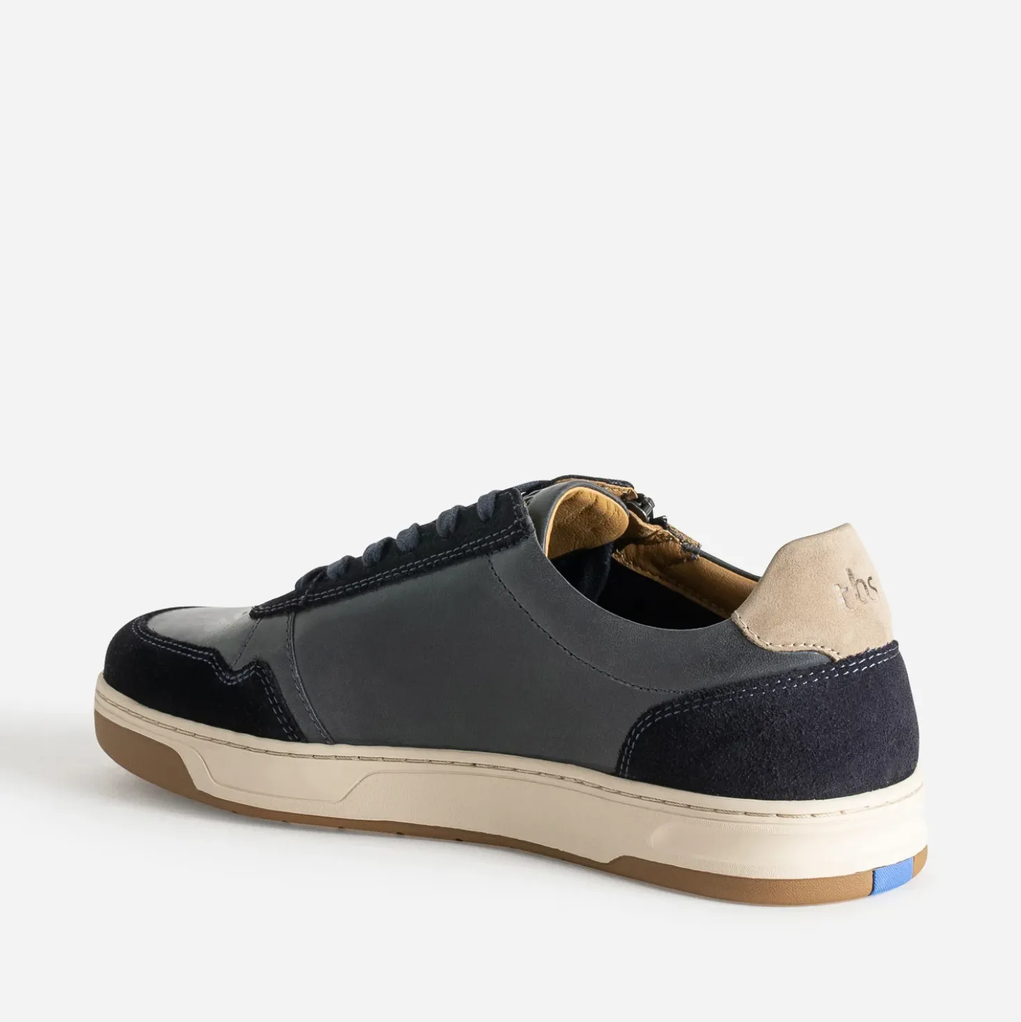 Tennis TBS marine en cuir