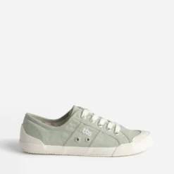 Tennis TBS vert sauge en toile