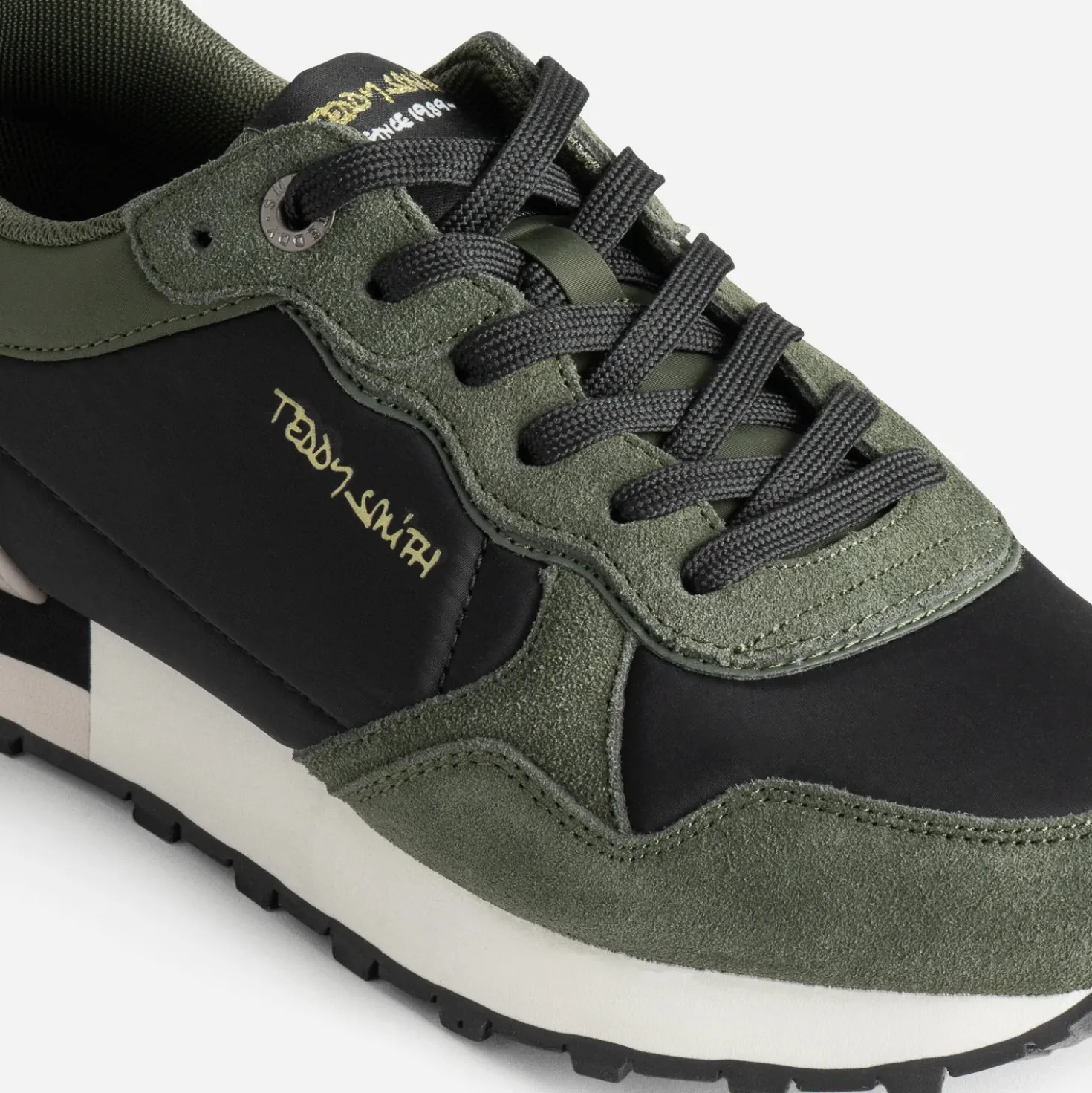 Tennis TEDDY SMITH kaki et noir