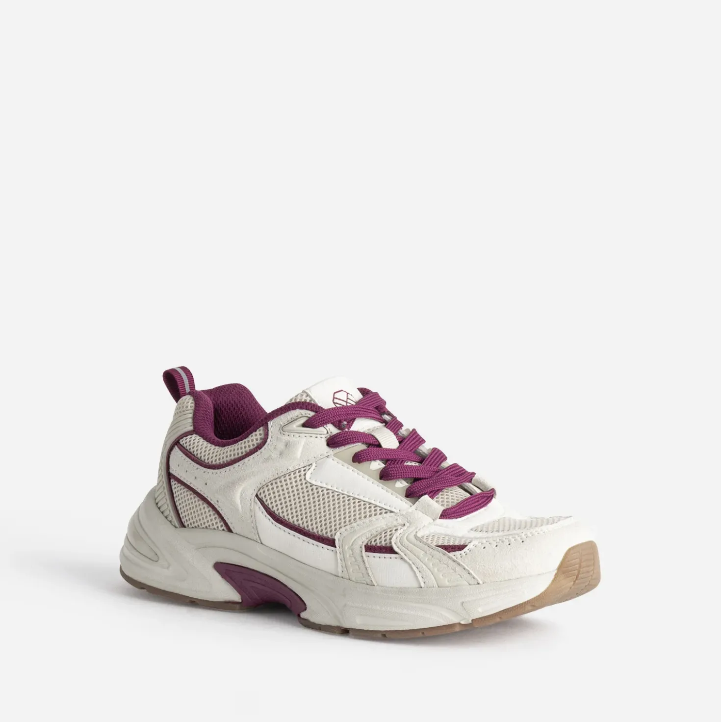 Tennis TEXTO beige et bordeaux
