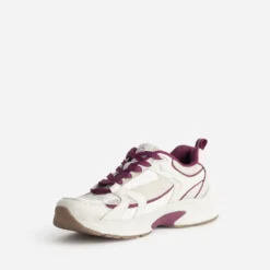 Tennis TEXTO beige et bordeaux