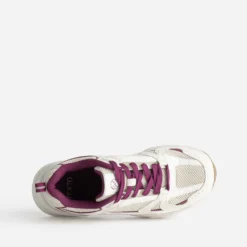 Tennis TEXTO beige et bordeaux