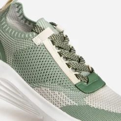 Tennis TEXTO verte mesh tricoté