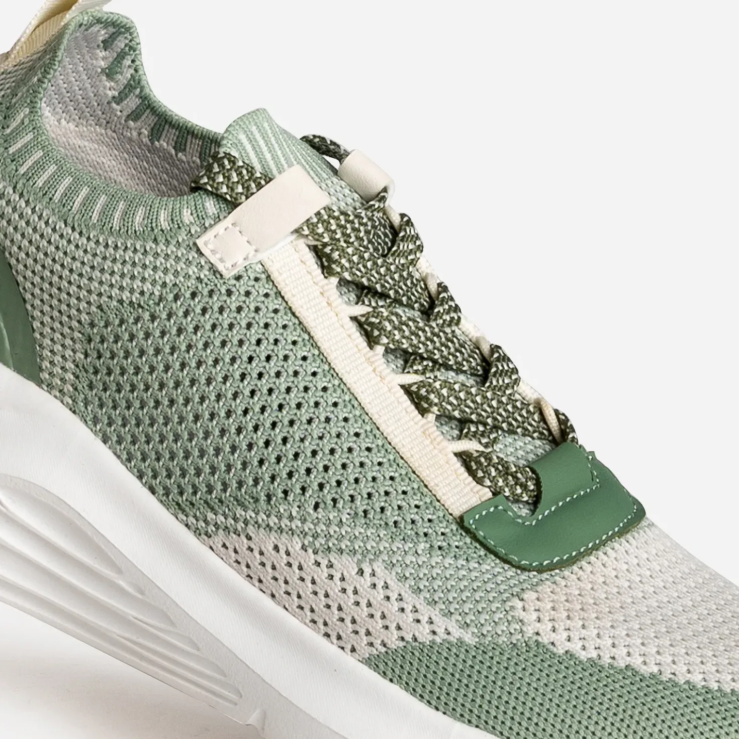 Tennis TEXTO verte mesh tricoté
