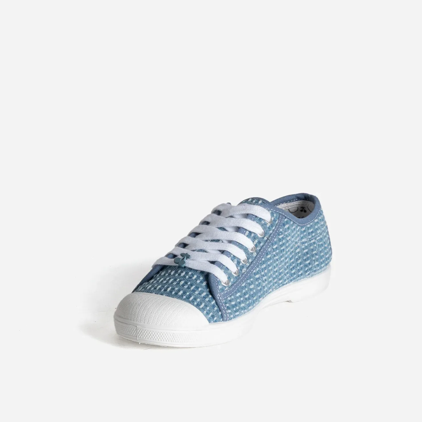 Tennis toile bleue LE TEMPS DES CERISES