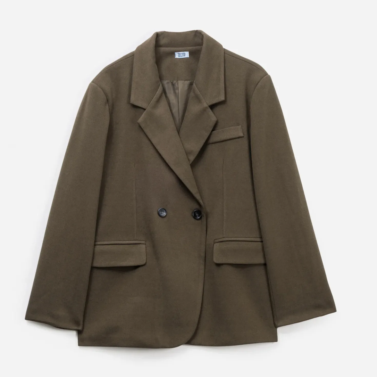Veste de blazer ERAM WEAR taupe oversize