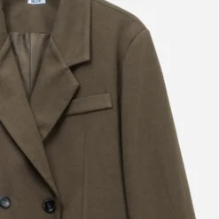 Veste de blazer ERAM WEAR taupe oversize