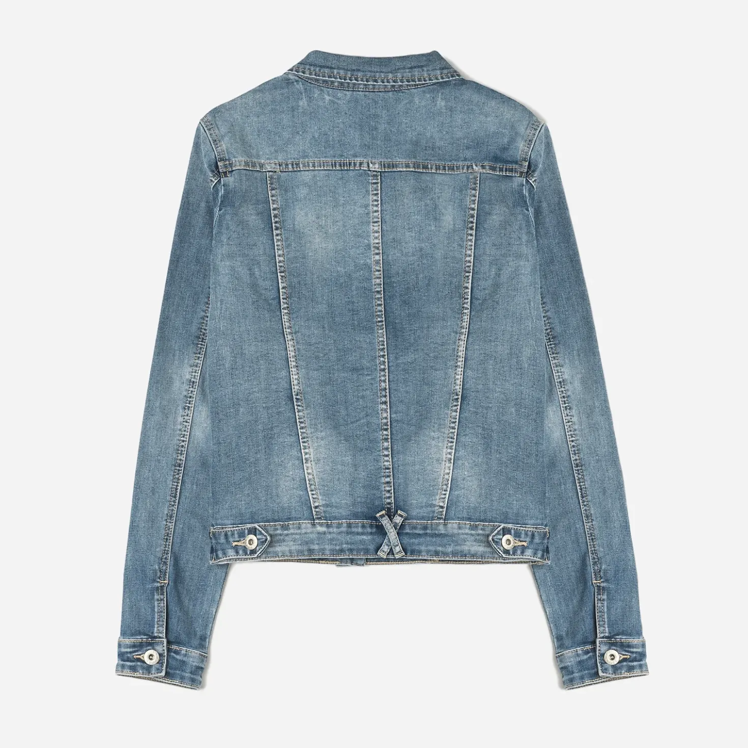 Veste en jean TEXTO bleu délavé
