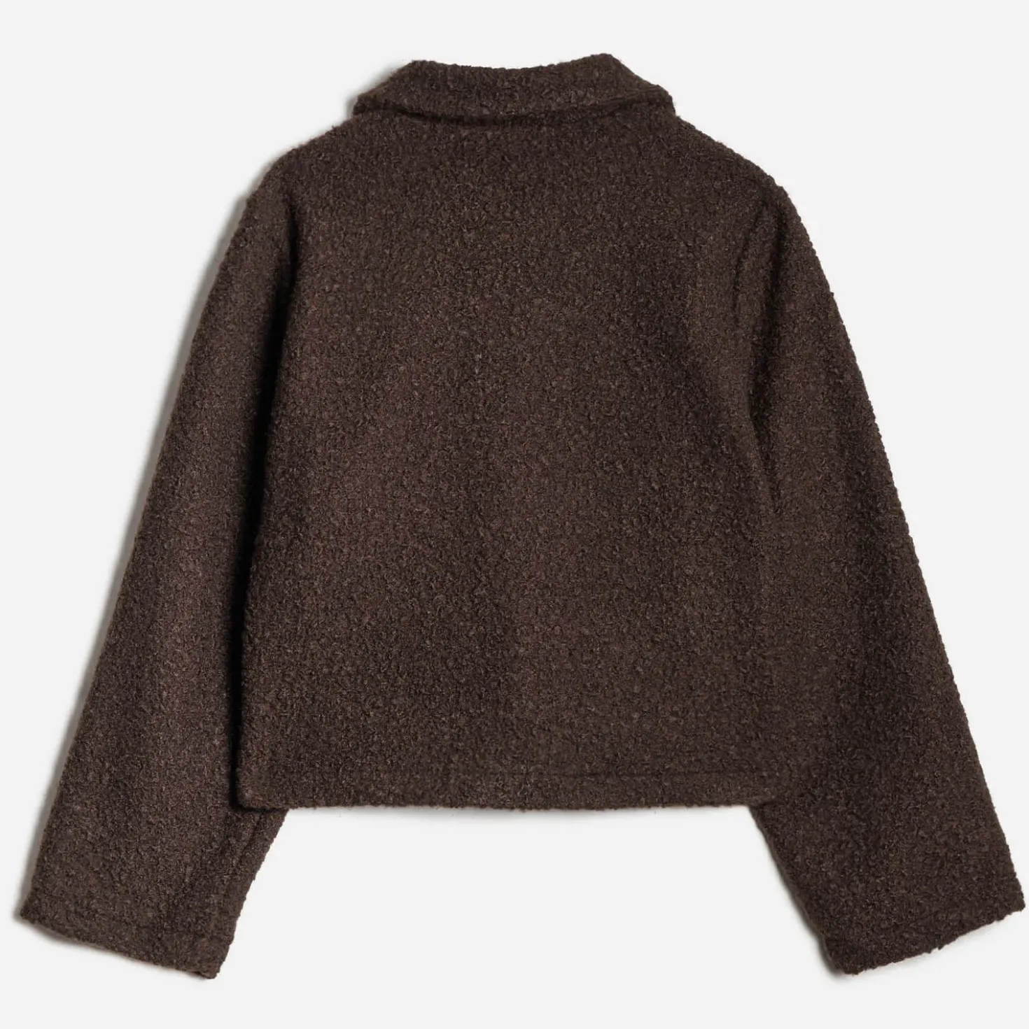 Veste ERAM WEAR marron façon bouclette