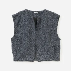 Veste TEXTO grise sans manches